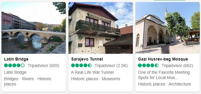 Bosnia and Herzegovina Sarajevo Places to Visit